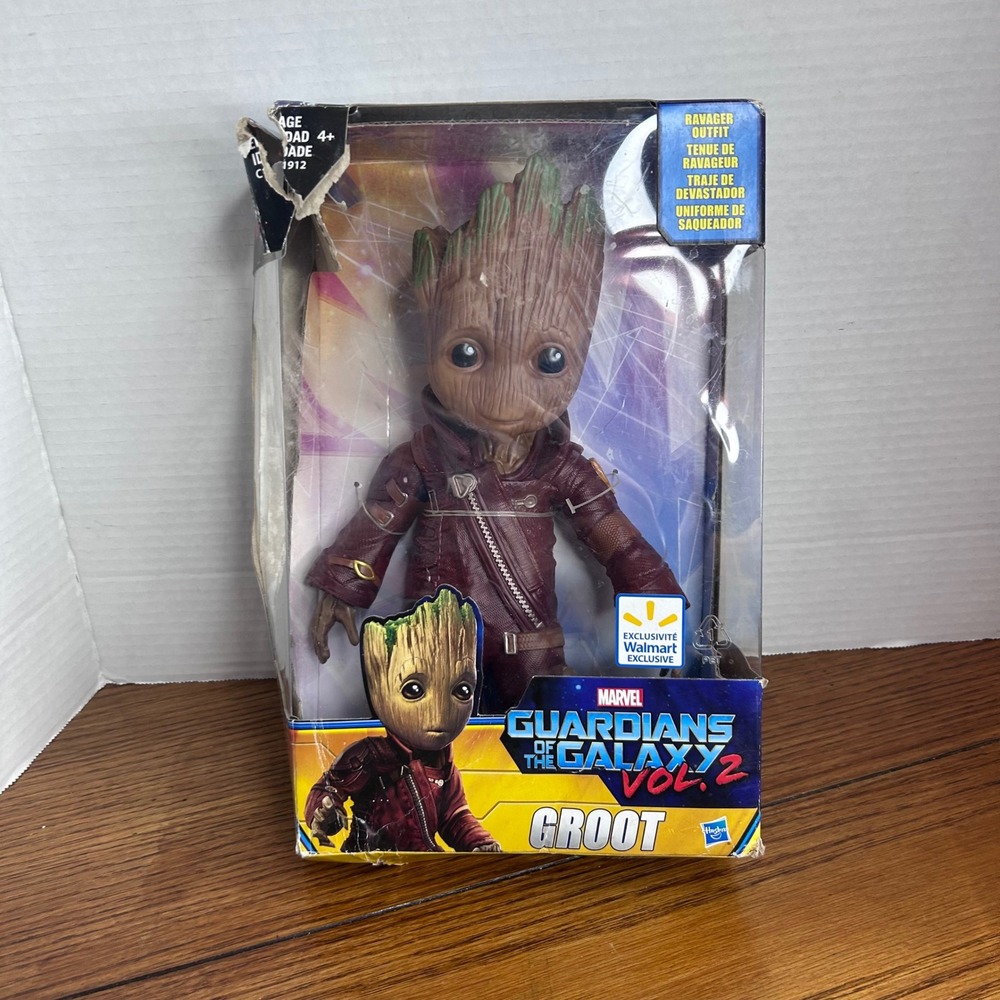 Marvel Guardians of the Galaxy Vol 2 Groot Walmart Exclusive 11 Damaged
Box